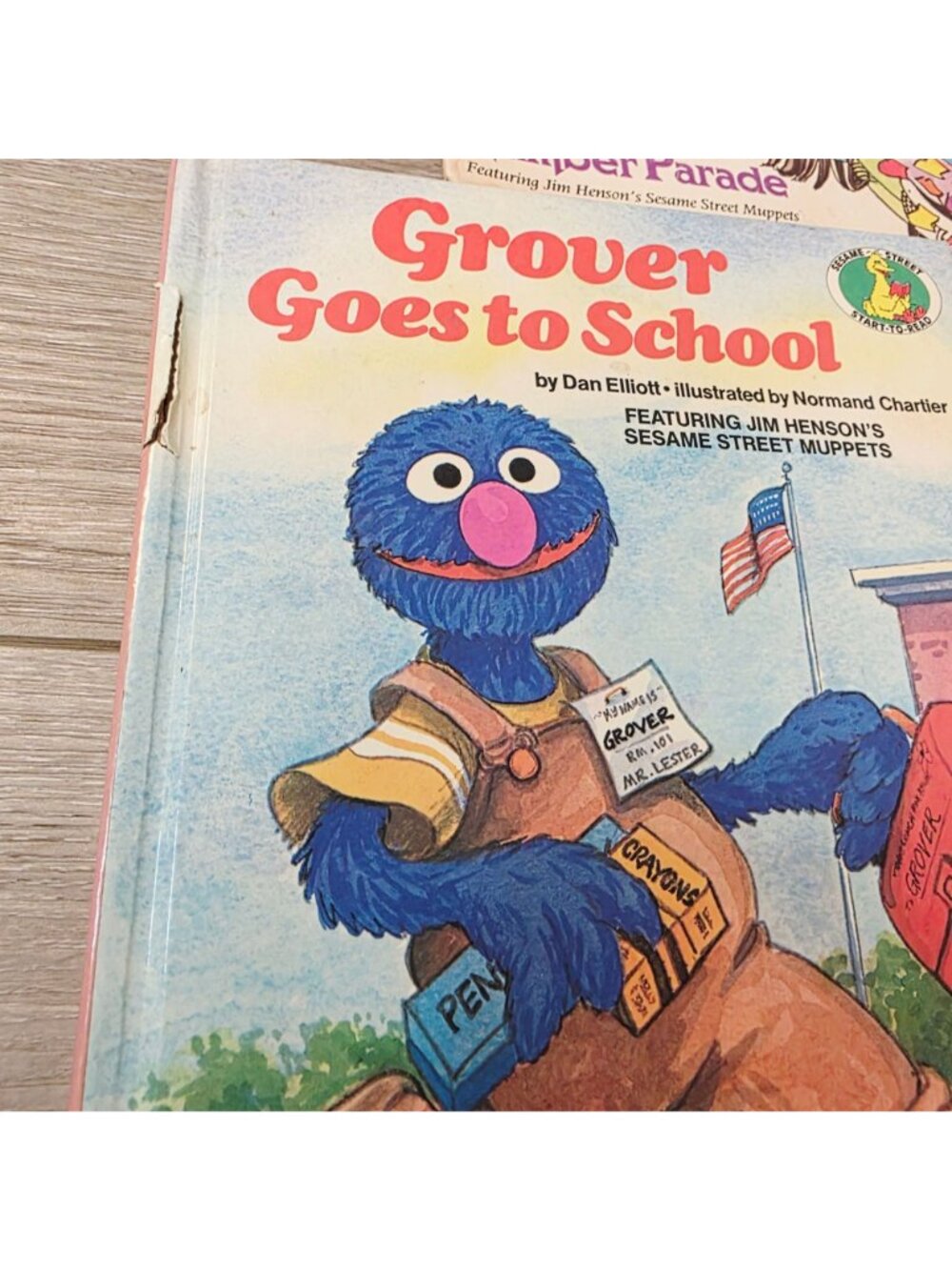 8 Vtg Golden Books HC PB Mix Sesame Street Books Christmas Grover Grouch Herry - Picture 2 of 16